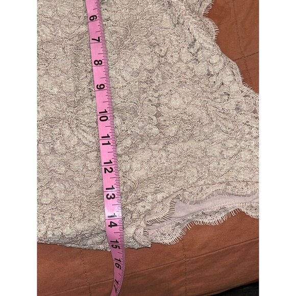 Adianna Papell  Womens size 8 Rose Lace Maxi Dress Sleeveless Full-Length Elegan - Picture 9 of 13